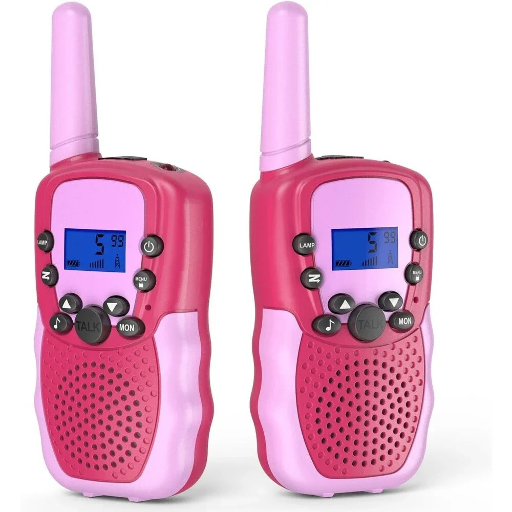 Walkie Talkies for Kids | 3 Miles Range 22 Channels 2Way Radio Toy w/ Flashlight